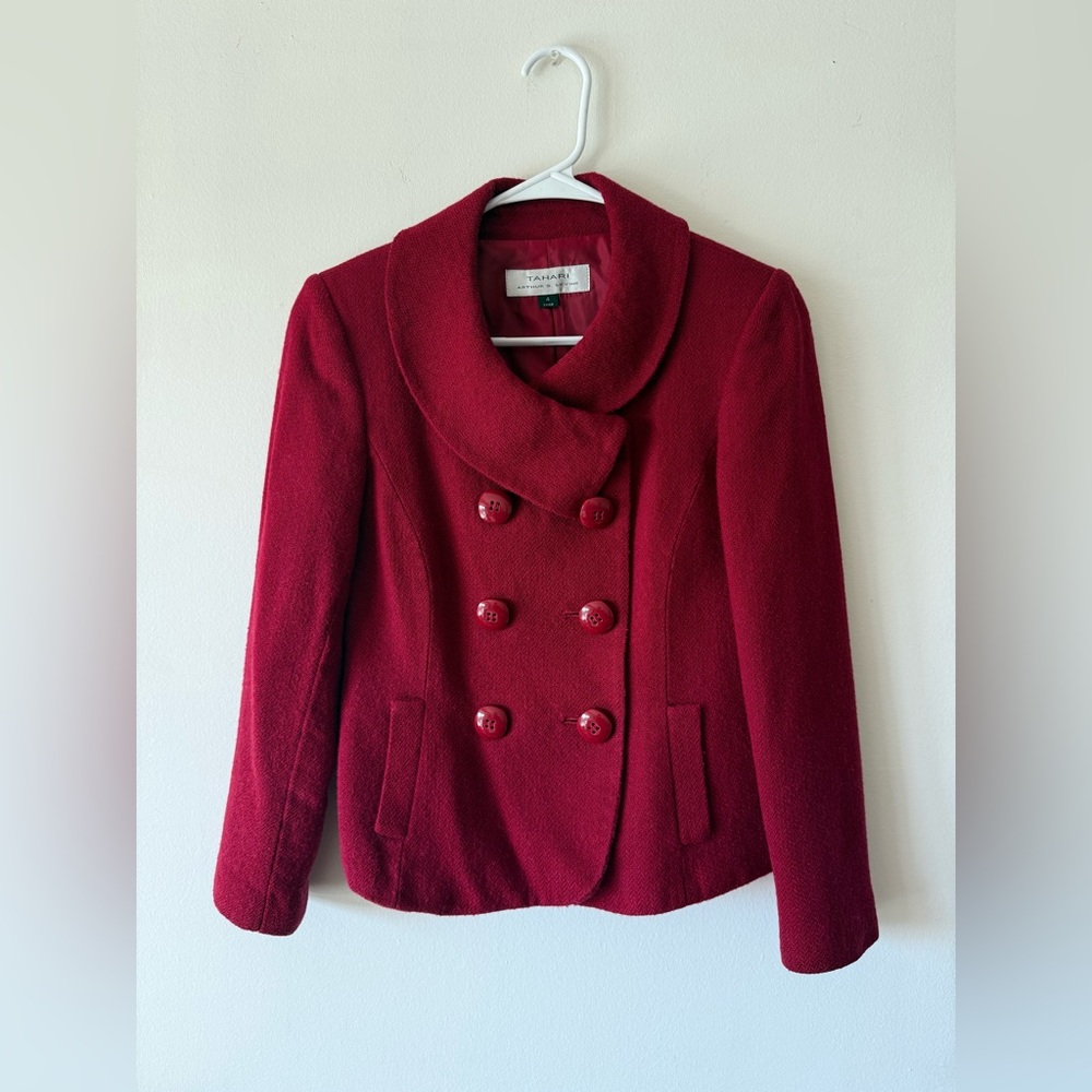 Tahari Arthur S. Levine Wool Blend Jacket